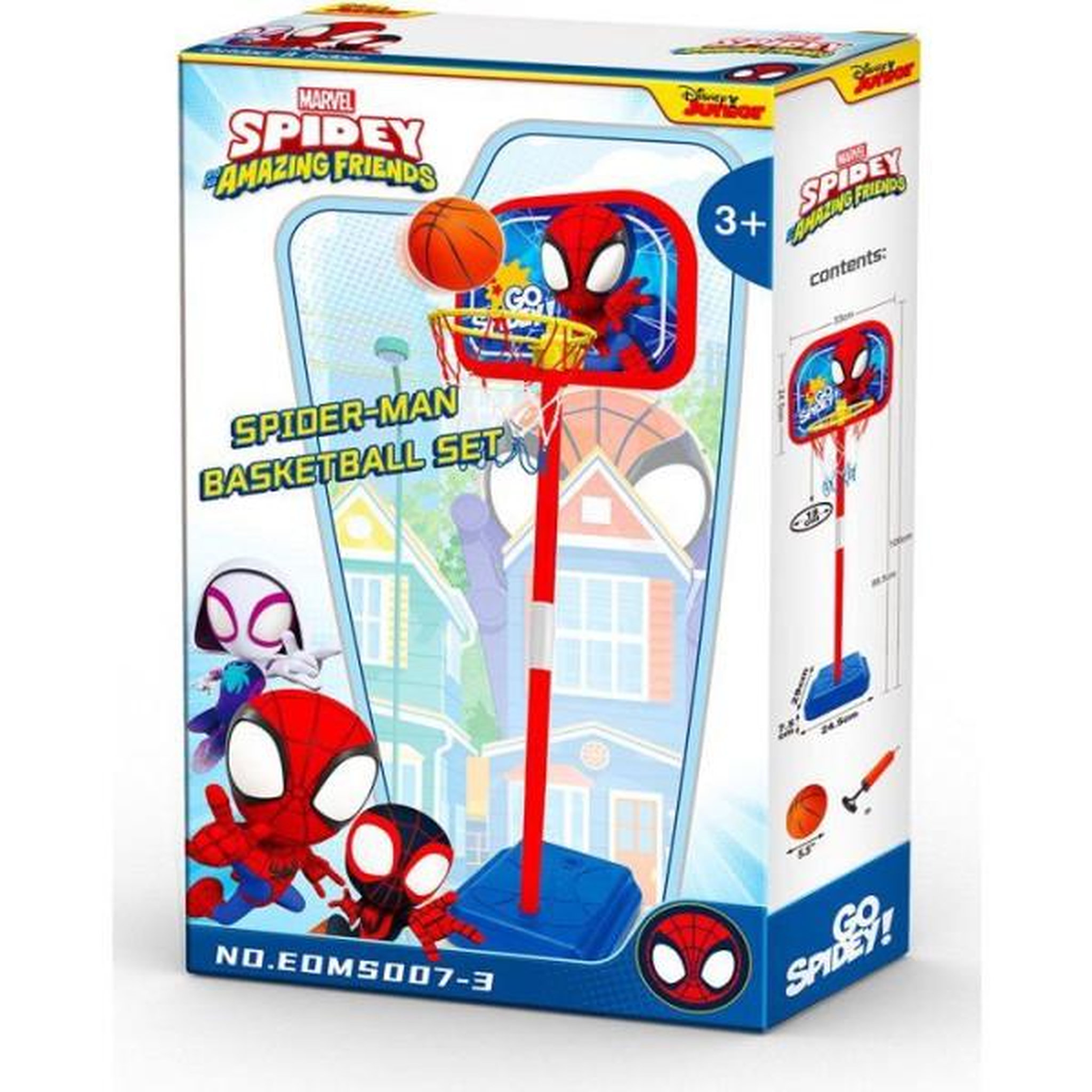 Voir la diapositive 2 : Marvel Panier de basket enfant - MARVEL - Spidey - Sur pied 106 cm