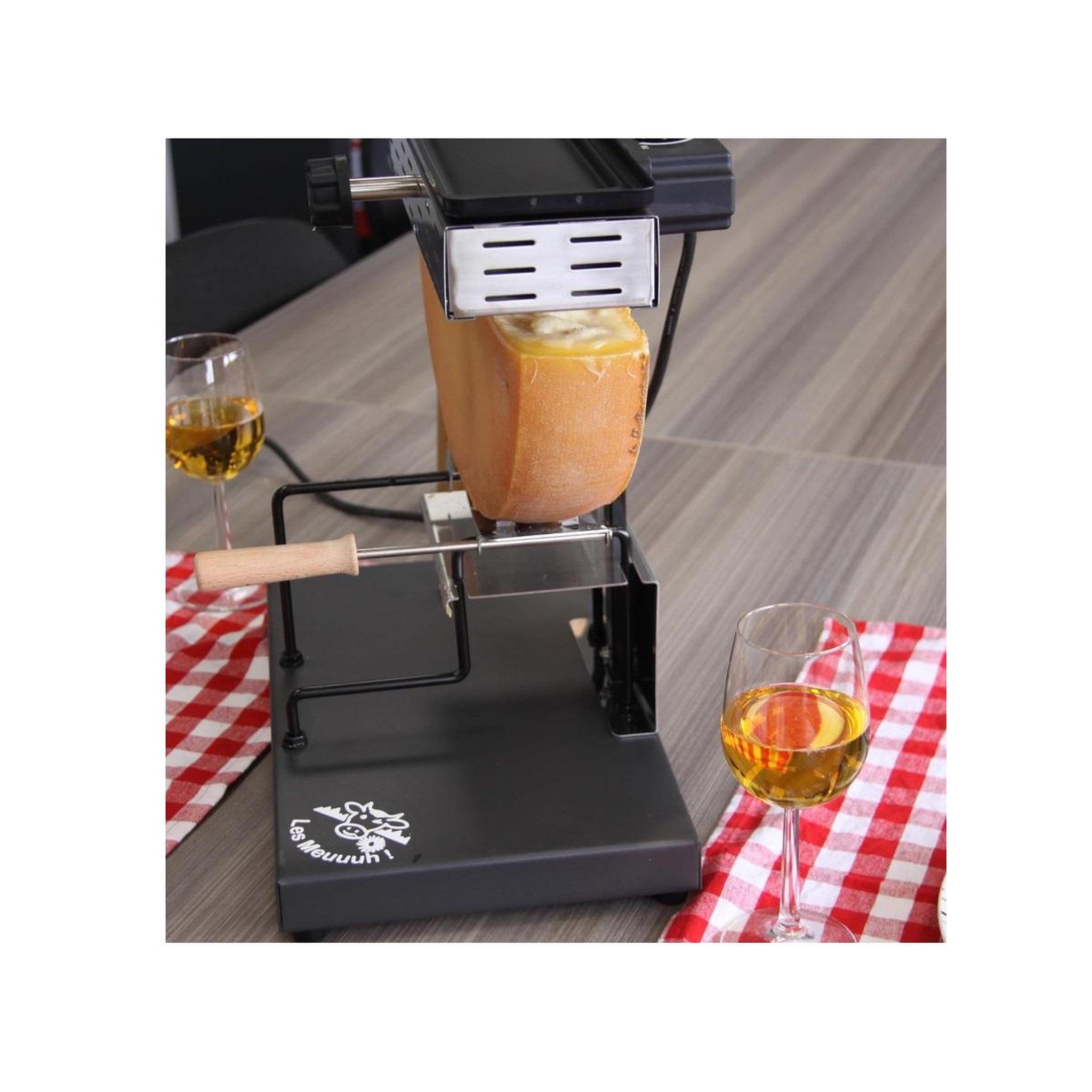 Voir la diapositive 4 : LITTLE BALANCE Appareil à raclette traditionnel 1/2 meule - 8752