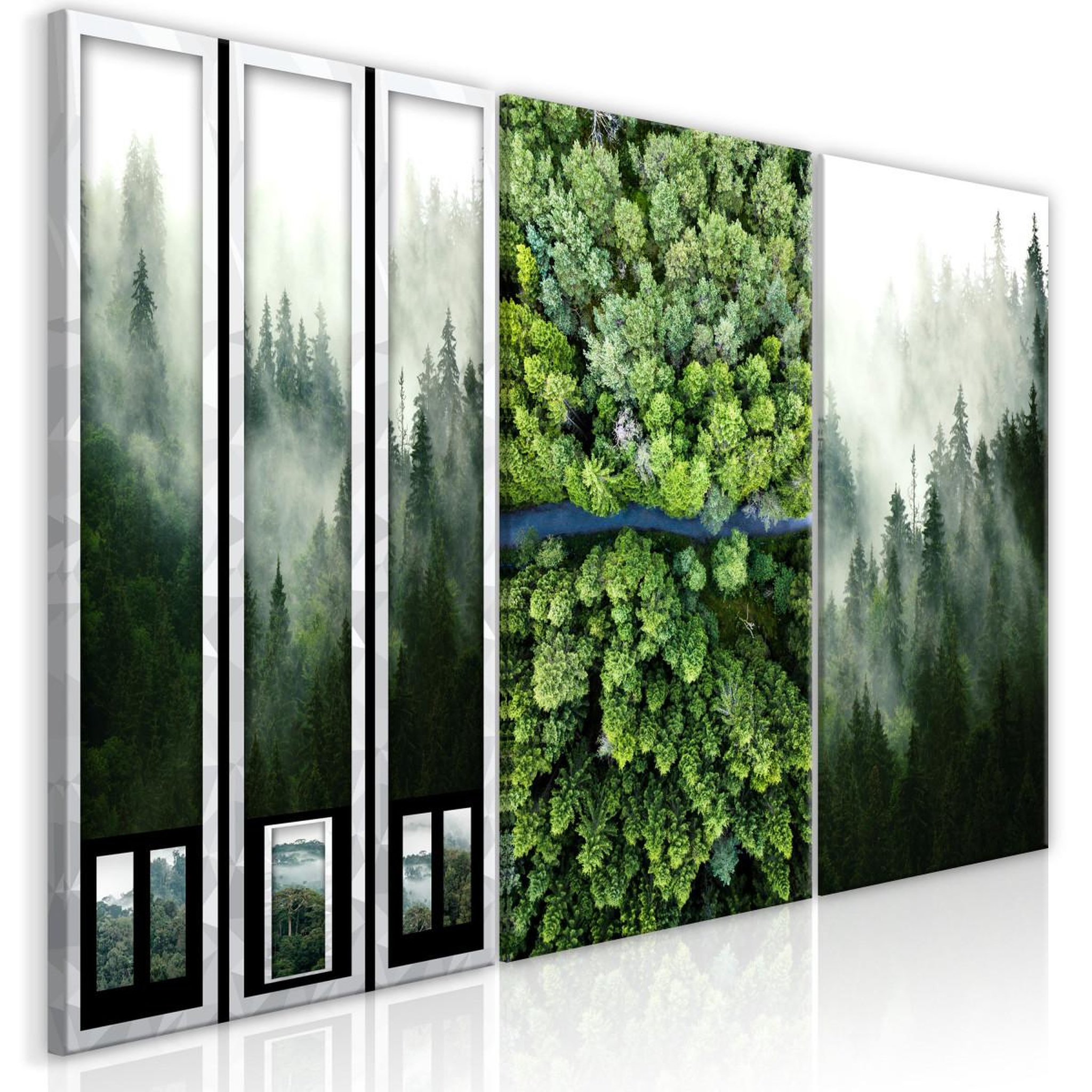 Paris Prix Tableau imprimé  forest collection. Coloris disponibles : Multicolore