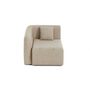 Voir la diapositive 6 : LISA DESIGN Ikare - module d'assise d'angle gauche - en tissu