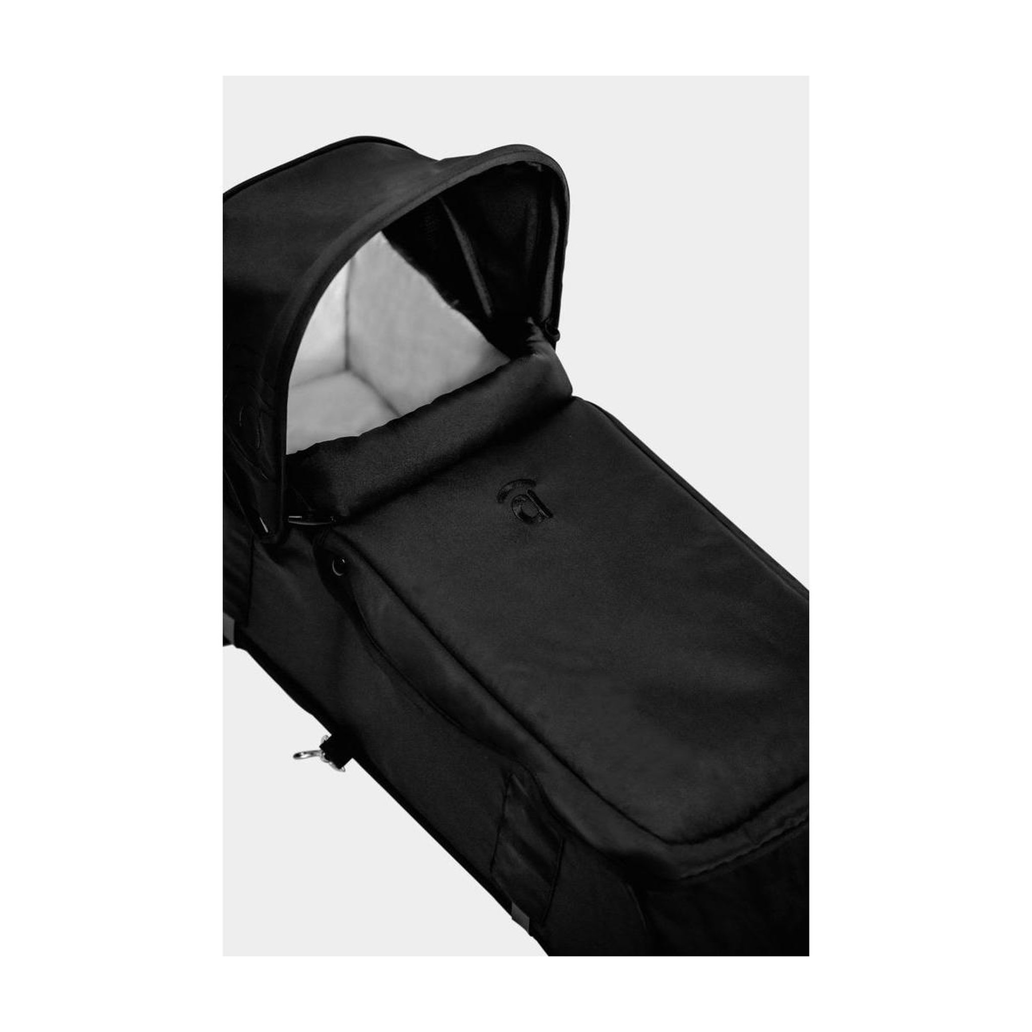 Voir la diapositive 4 : Asalvo Carrycot Double Bro - Noir