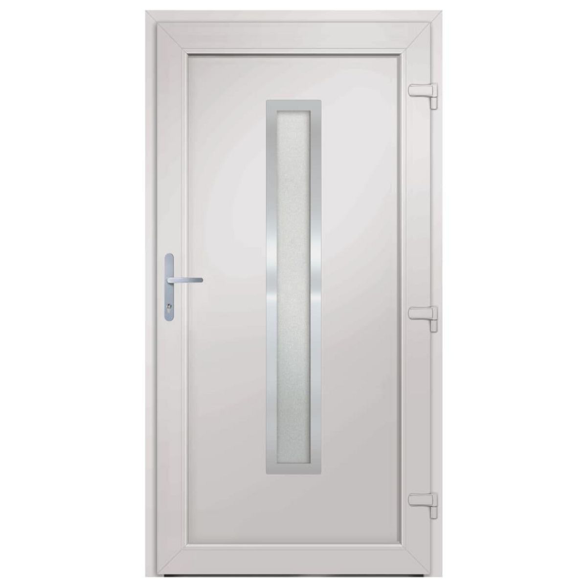 VIDAXL Porte d'entree Blanc 88x200 cm PVC