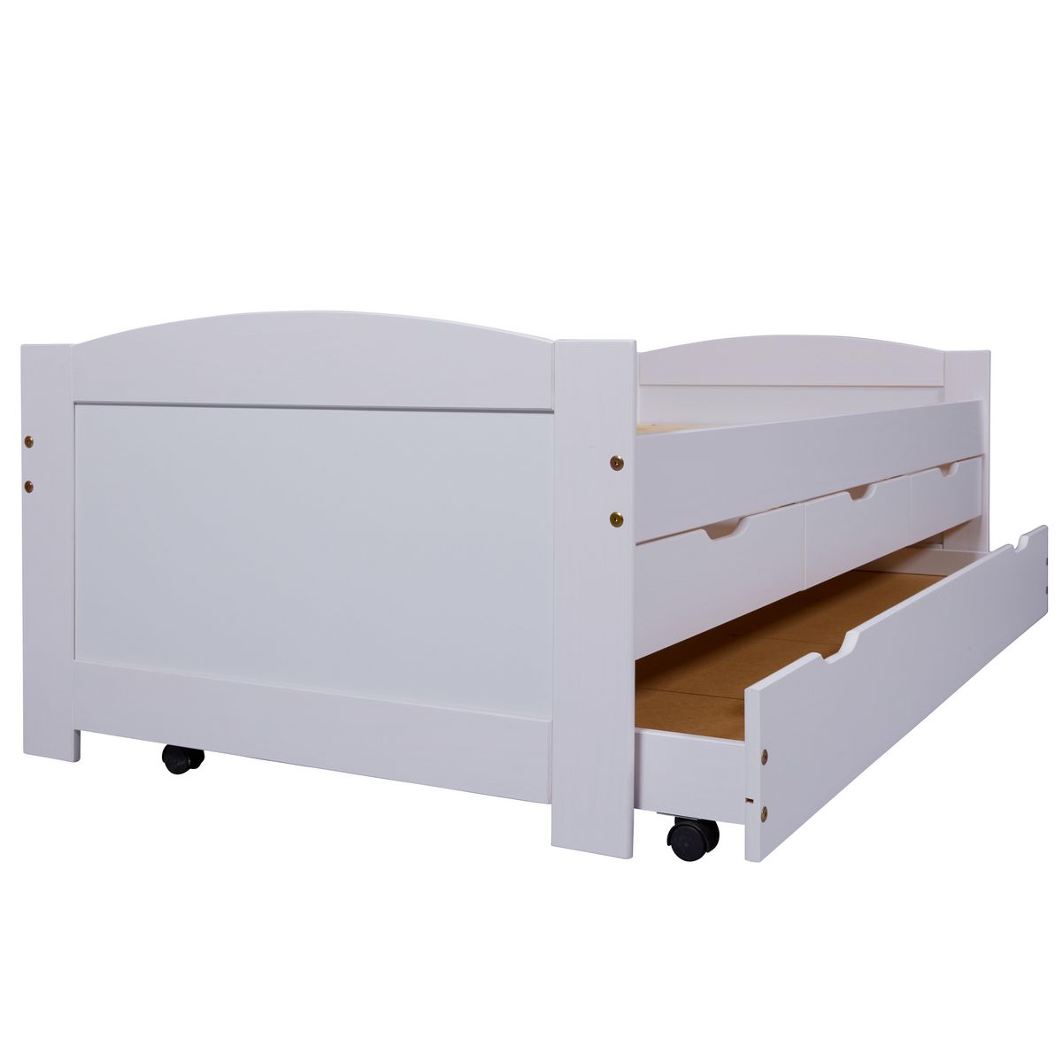 Lit gigogne 2 couchages 90x200 cm + 3 tiroirs ULLI