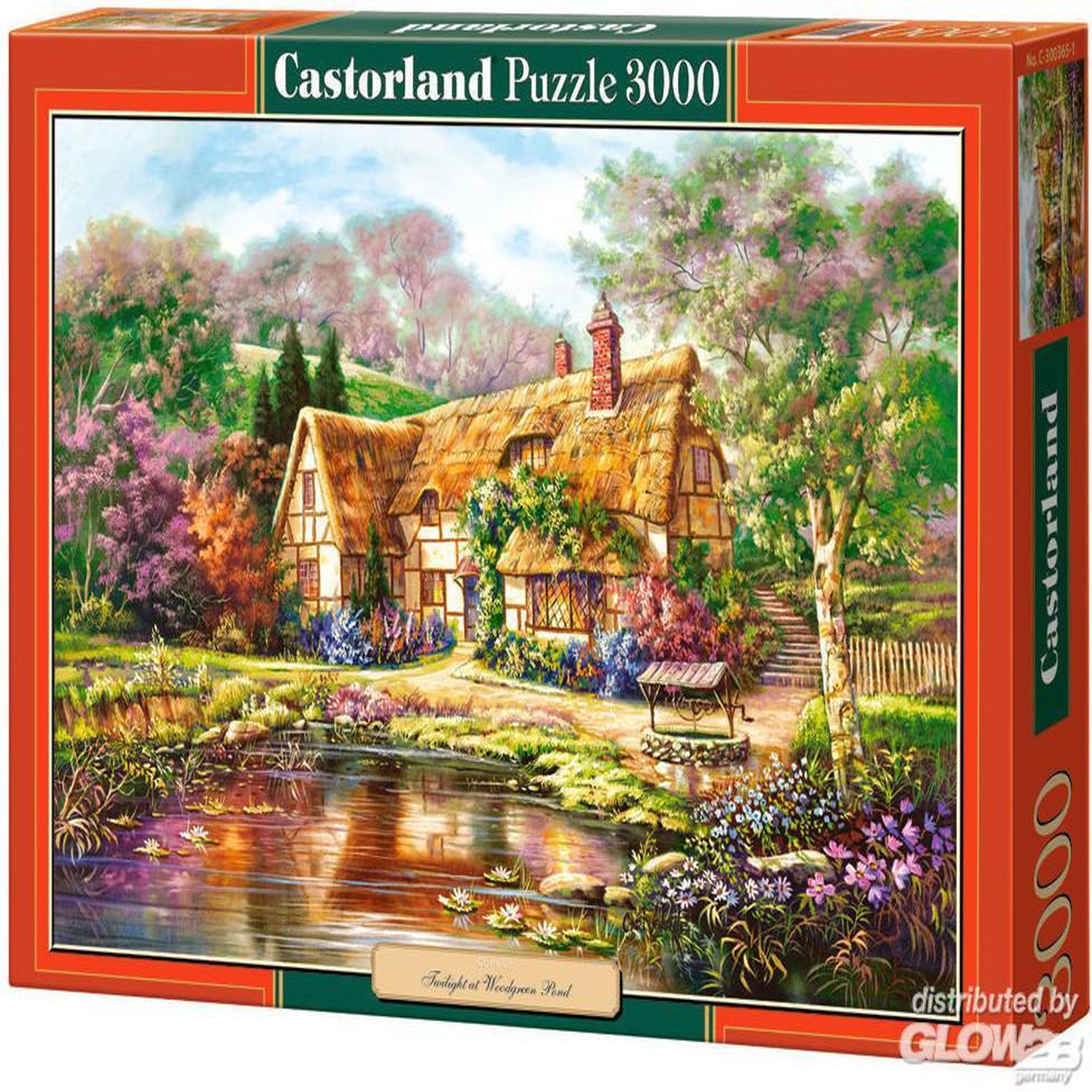 Voir la diapositive 3 : Castorland Puzzle 3000 pièces : Twilight at Woodgreen Pond