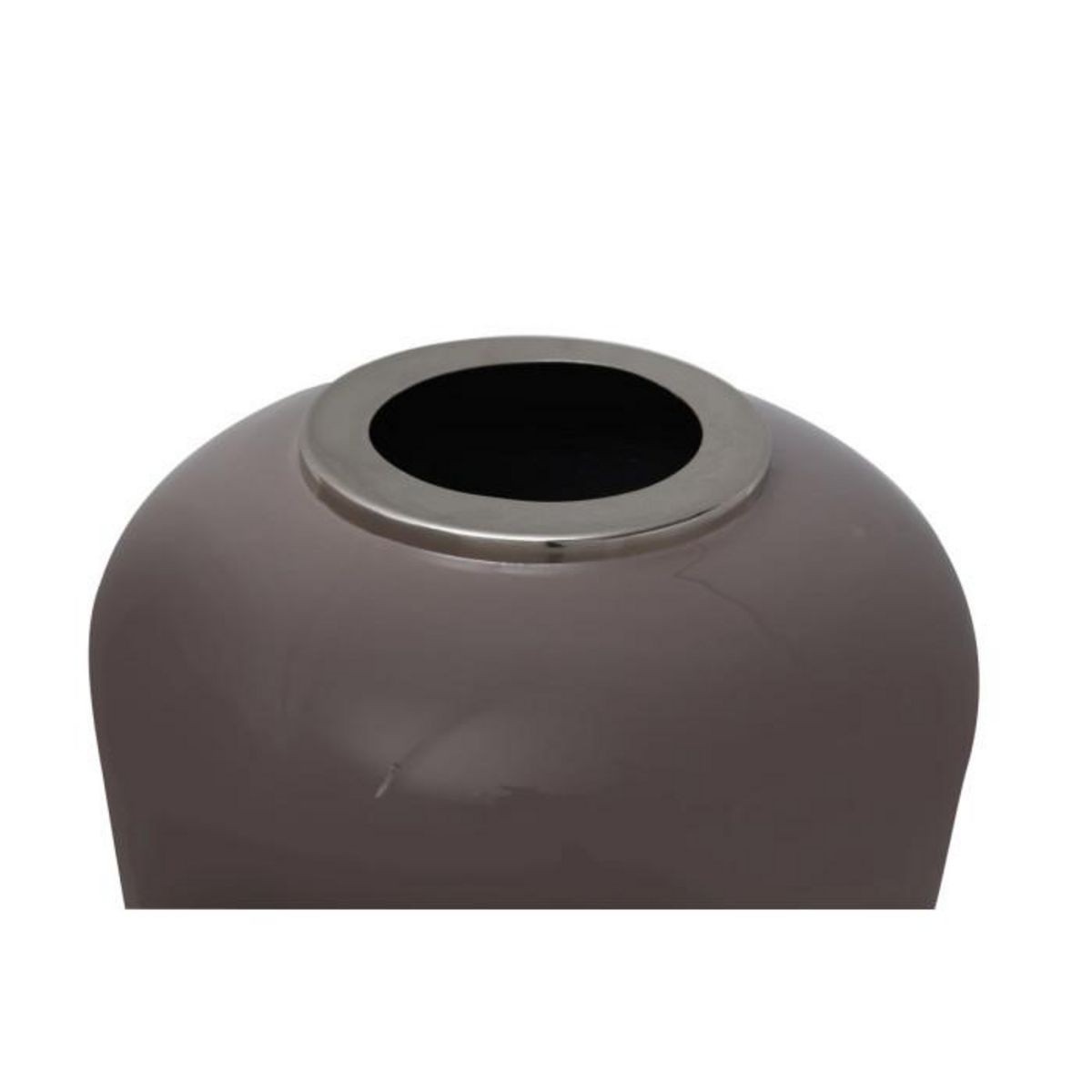 Paris Prix Vase Rond Design  Touna  91cm Gris & Argent