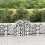Voir la diapositive 1 : VIDAXL Paniers a gabions arques 4 pcs 200x50x80/100 cm Fer galvanise