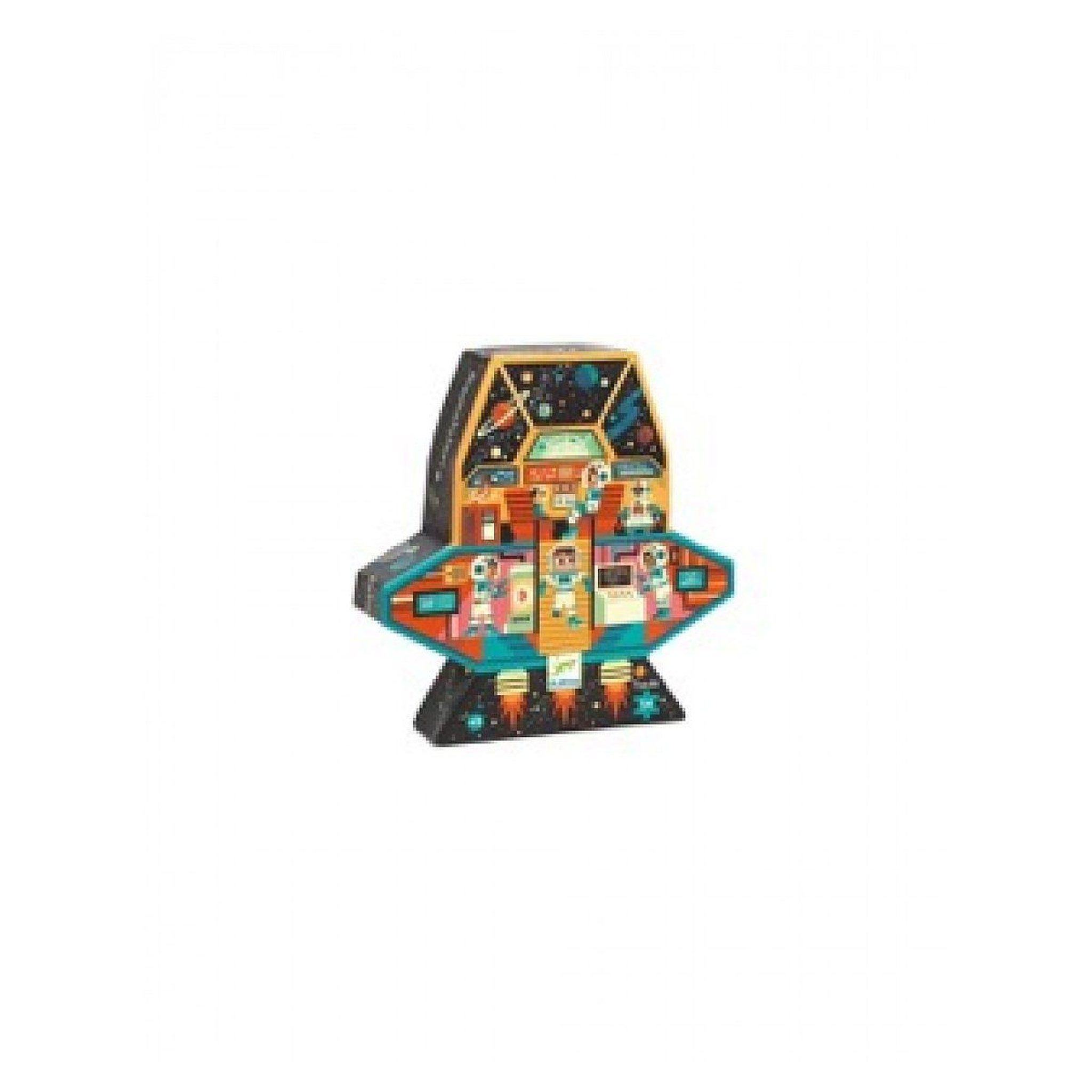 Djeco Puzzle silhouette - station spatiale - 54 pcs