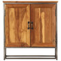 Voir la diapositive 2 : VIDAXL Buffet Teck recycle et acier 65x30x70 cm