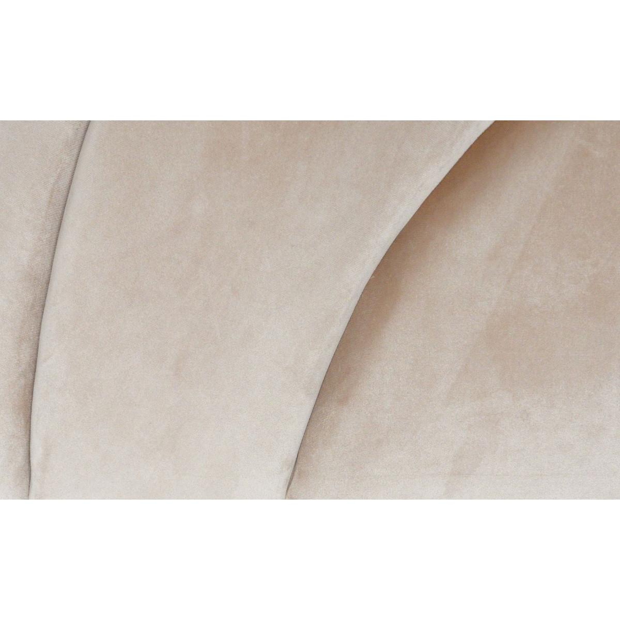 Voir la diapositive 3 : Paris Prix Tête de lit en velours  shelly  180cm taupe