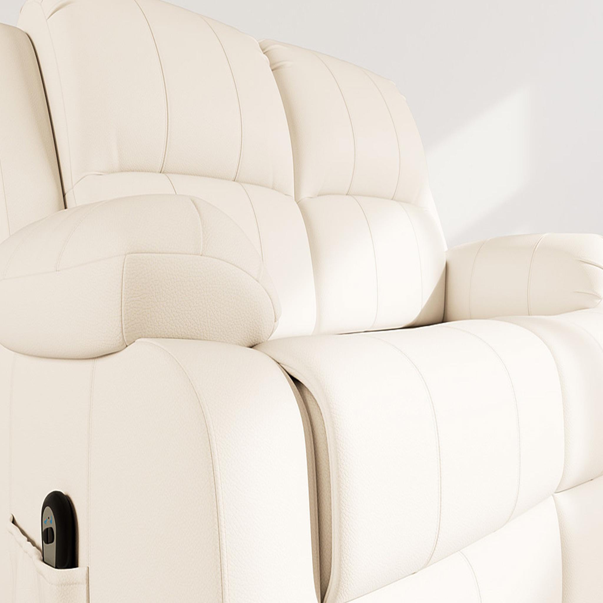 Voir la diapositive 4 : BEST MOBILIER Armand - canapé 2 places relax électrique en simili