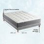 Voir la diapositive 5 : IDLITERIE Ensemble Matelas Ressort 7 zones H.28cm + Sommier Fabriqué en France MAX