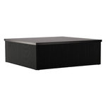 Paris Prix Table Basse Nervurée  Lenox  90cm Noir