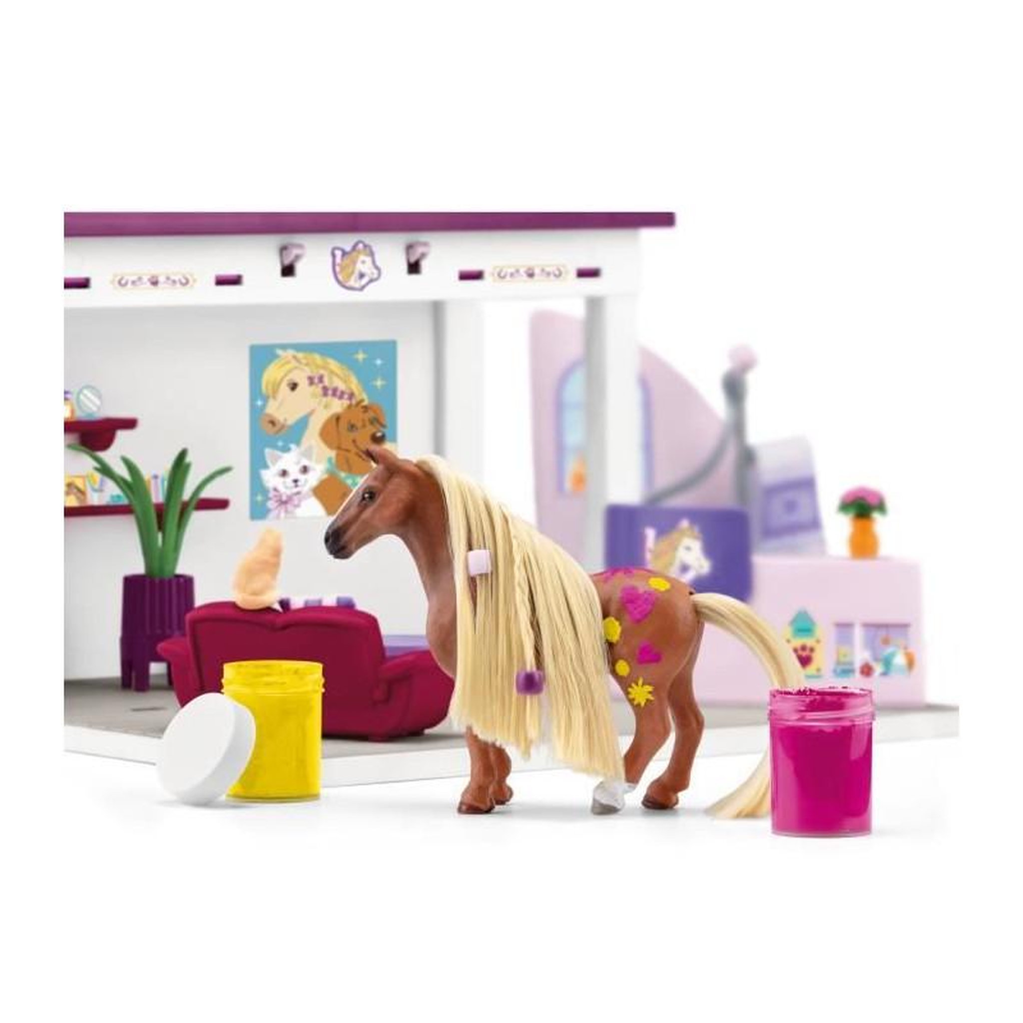 Voir la diapositive 3 : Schleich SCHLEICH - Mallette de Mode - 42614 - Gamme Sofia's Beauties