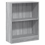 Voir la diapositive 2 : VIDAXL Bibliotheque Sonoma gris 60x24x76 cm Bois d'ingenierie