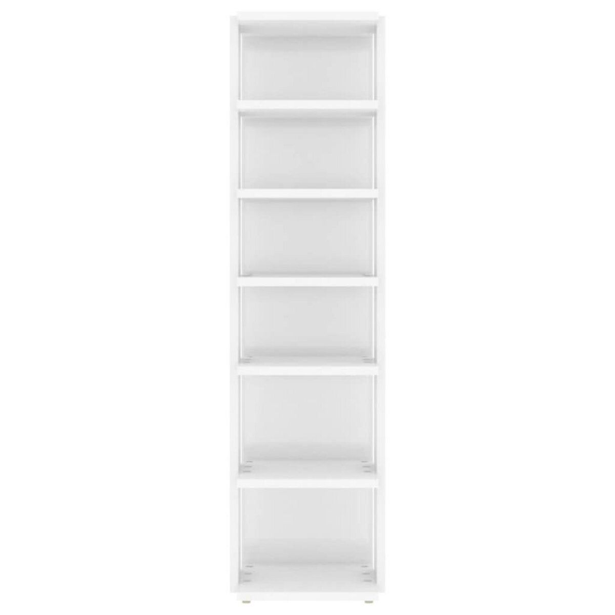 VIDAXL Armoire a chaussures Blanc brillant 27,5x27x102 cm