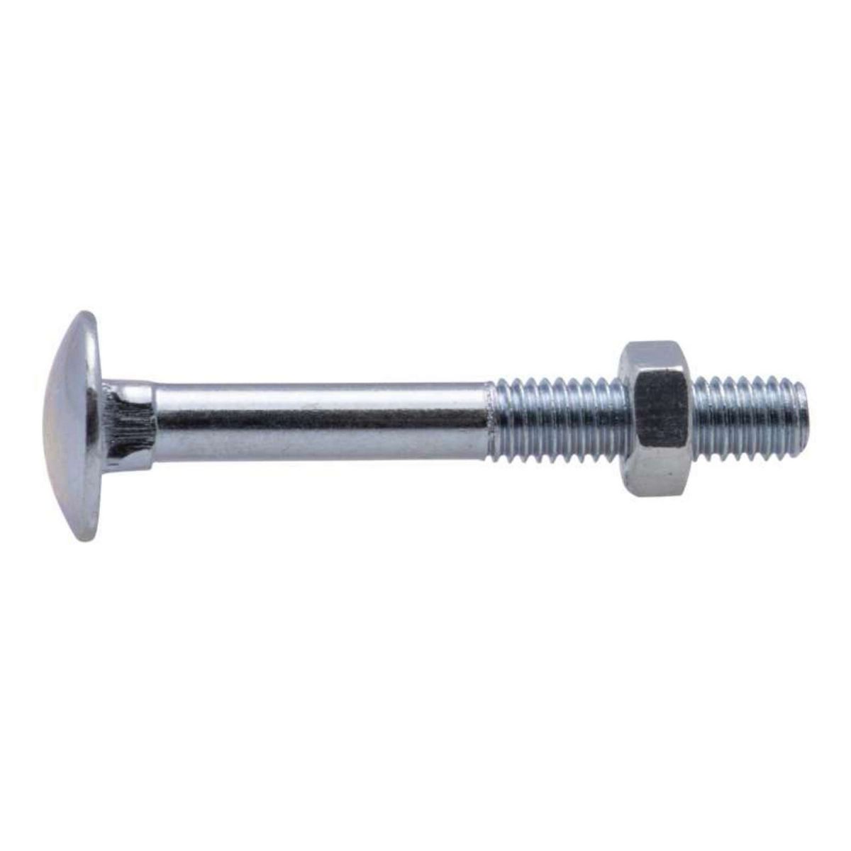  Boulon zingué TRCC Vissal Ø6x40mm  lot de 9 boulons