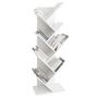 Voir la diapositive 3 : FMD FMD Etagere geometrique sur pied a livres Blanc