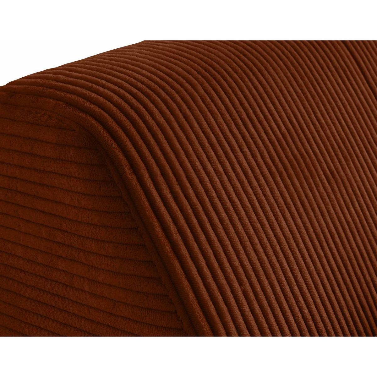 LISA DESIGN Onyx - fauteuil sans accoudoirs - en velours côtelé