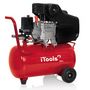 Voir la diapositive 2 : iTools Compresseur d'air 24 Litres 8 bar 2CV 1.5KW 115 PSI + Kit Air comprimé 5 Pièces ITOOLS