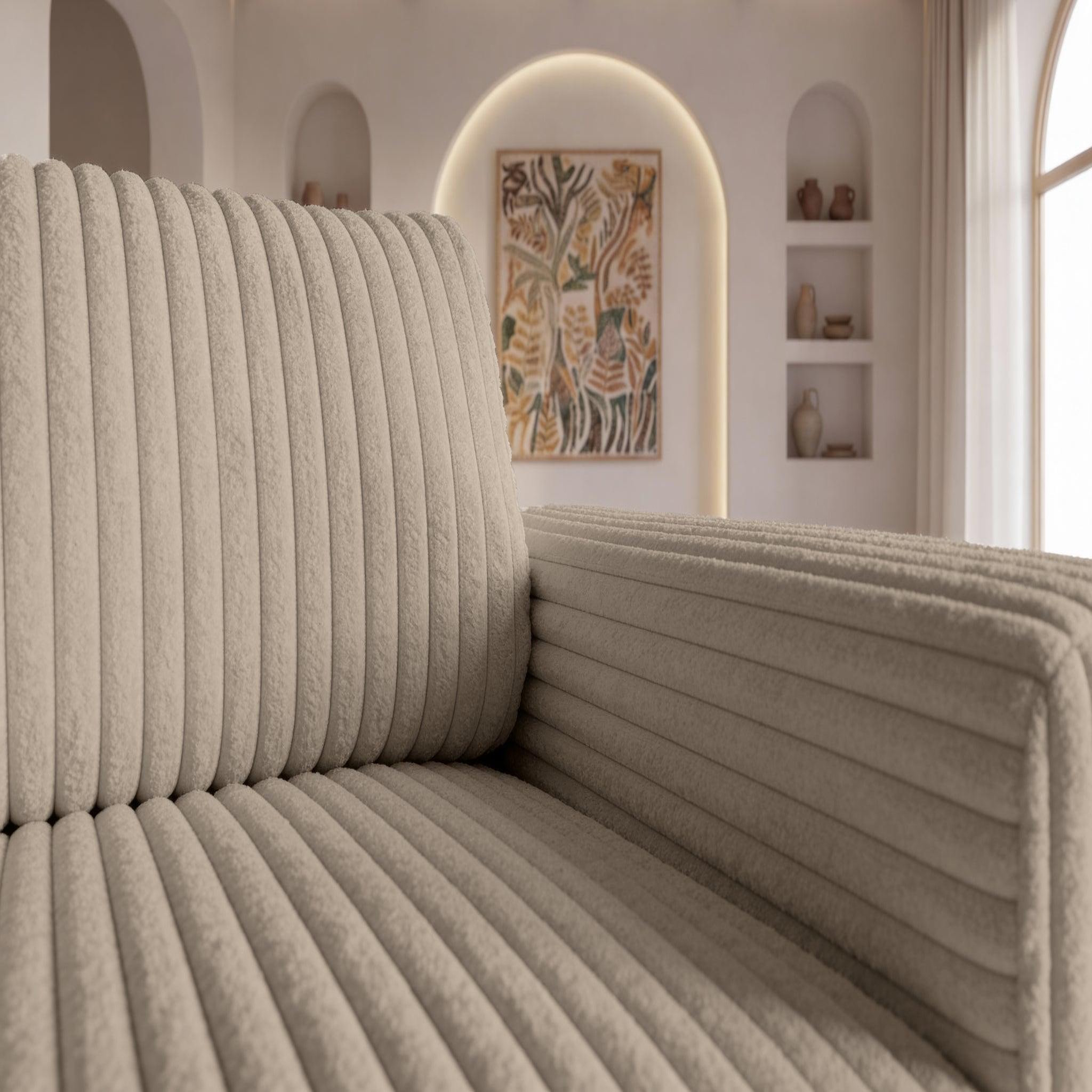 Voir la diapositive 4 : CASANOVA PARIS Caisa - fauteuil en velours côtelé