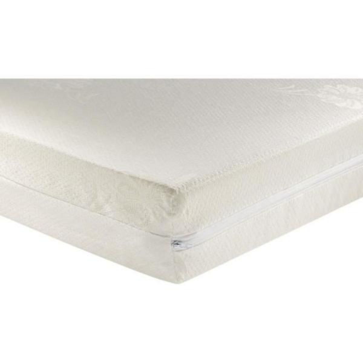 DOMIVA Matelas bébé droit - DOMIVA - Polybambou - Déhoussable, lavable - Blanc