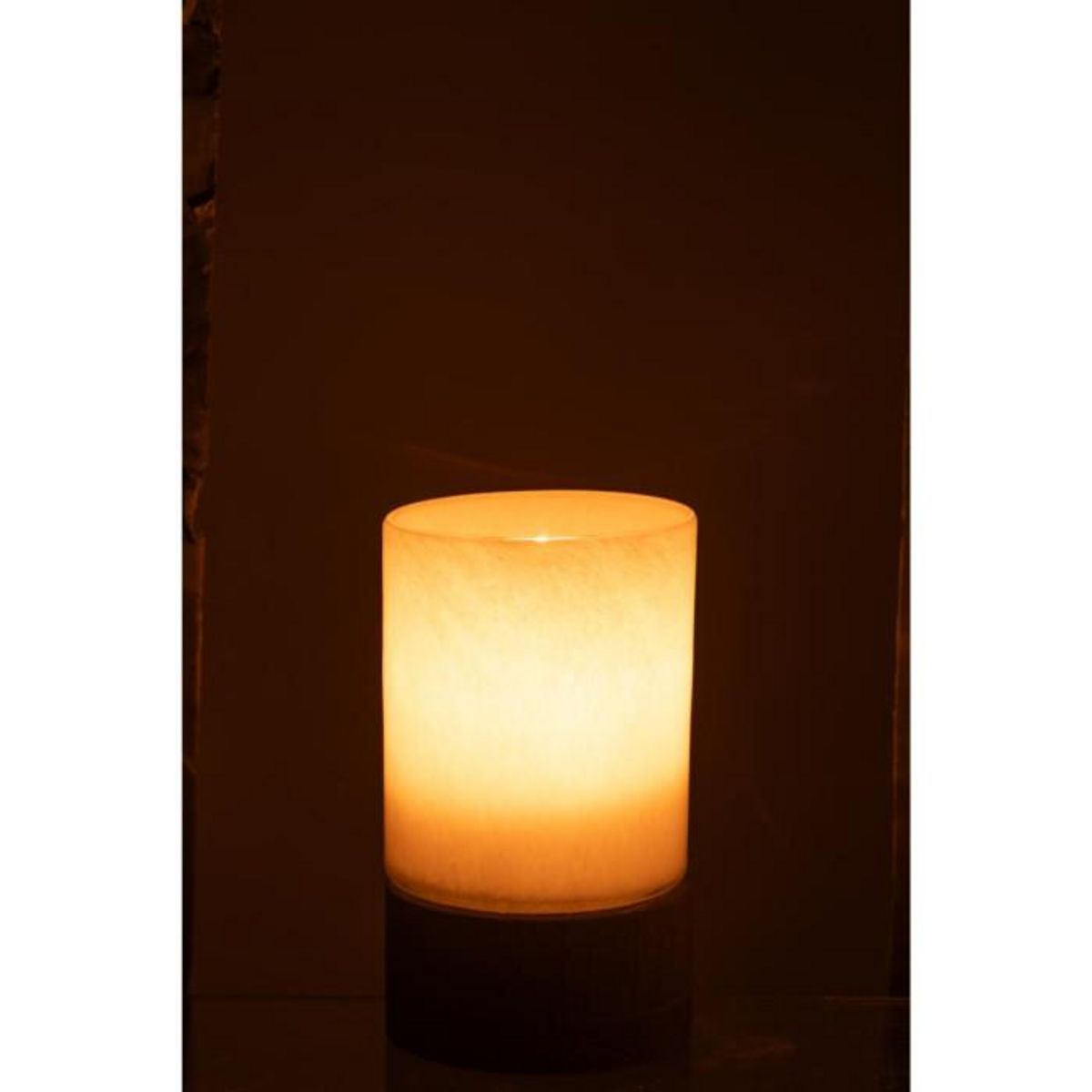 Paris Prix Photophore Design  Ray  20cm Gris & Noir