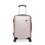 WAVE PARIS WAVE PARIS - Valise Cabine ABS TIGRE 4 Roues 55 cm. Coloris disponibles : Gris, Rose, Beige, Bleu, Vert