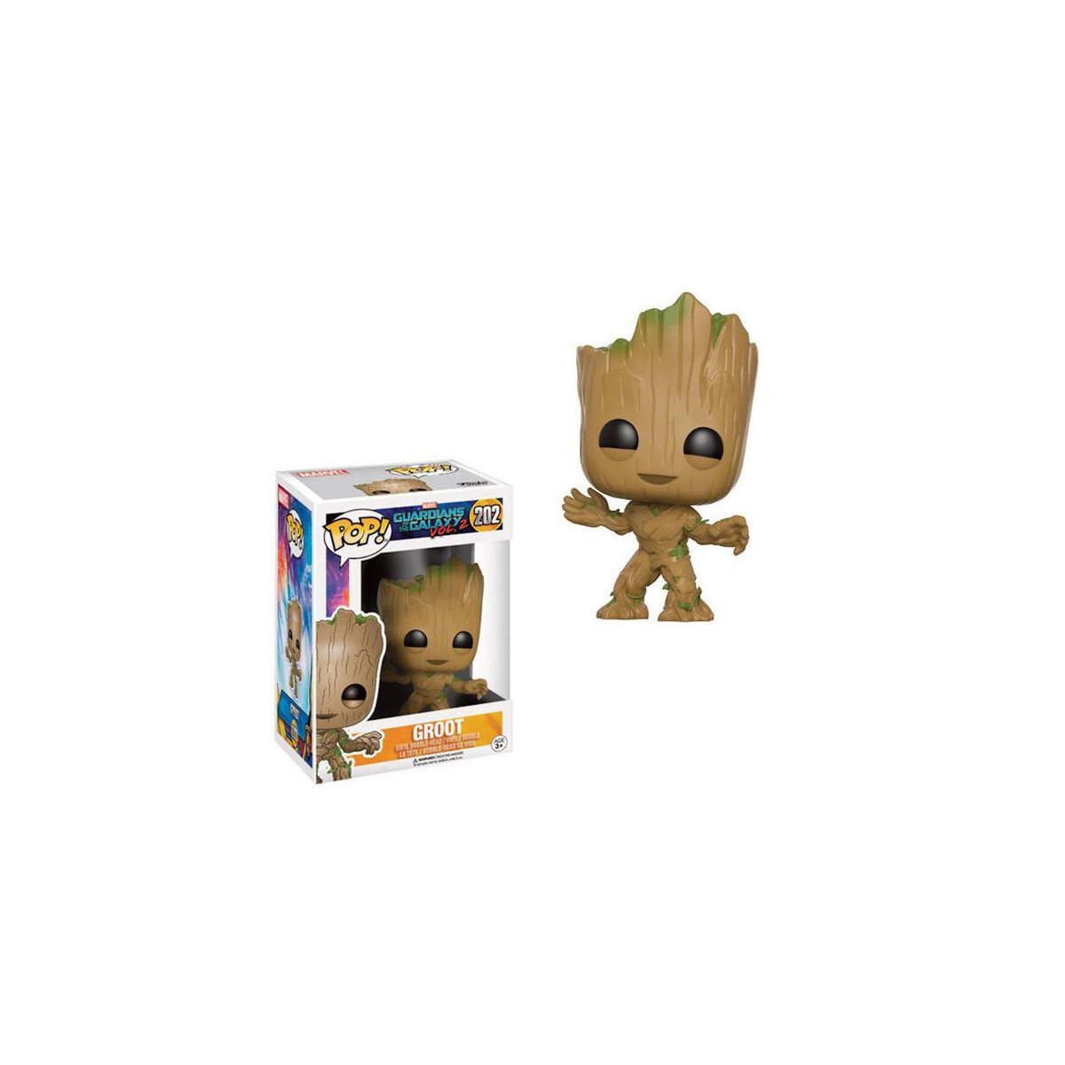 Funko Figurine Funko Pop Les Gardiens de la Galaxie Vol.2 Groot 9 cm