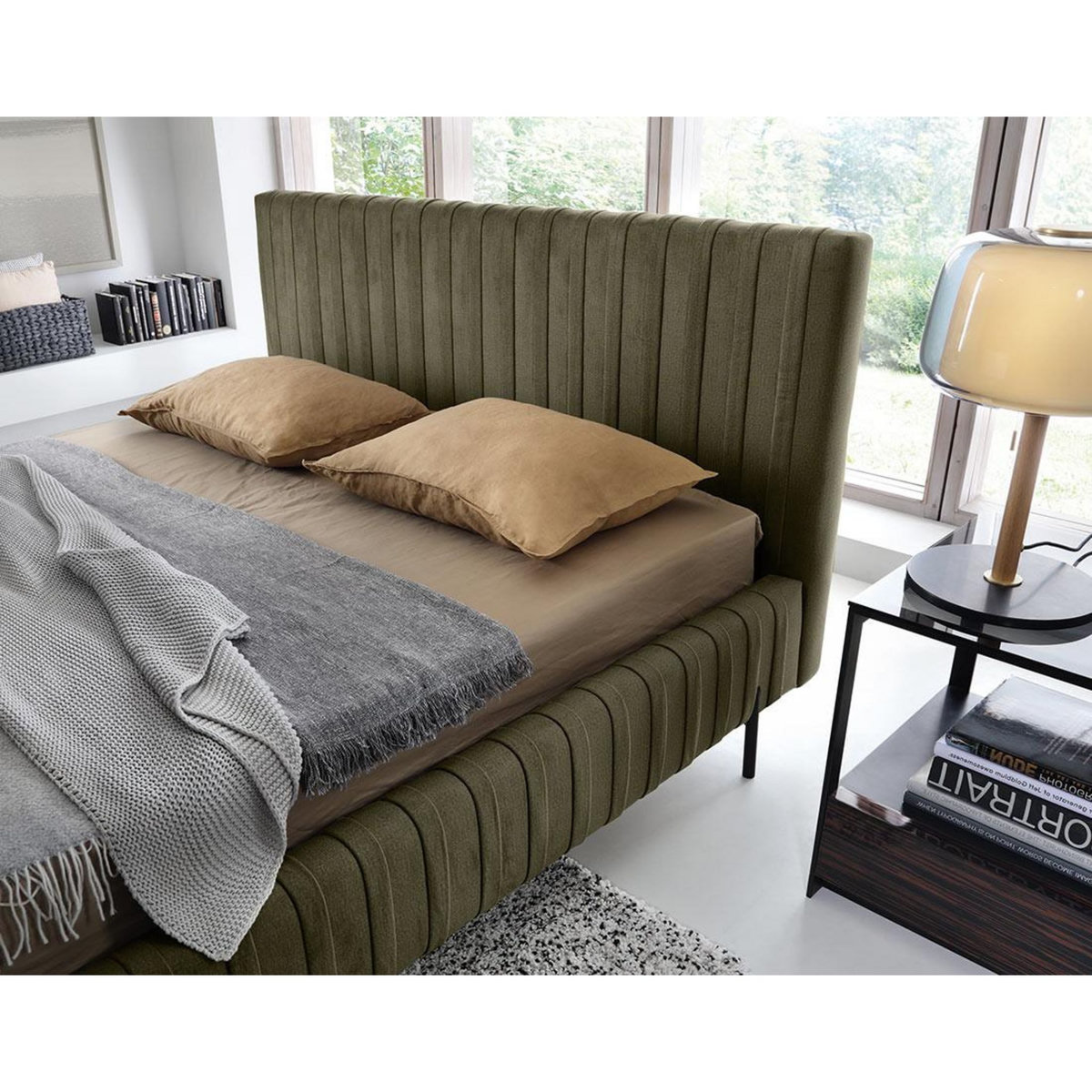 LISA DESIGN Flavio - lit coffre - 180x200 cm - sommier inclus - en simili