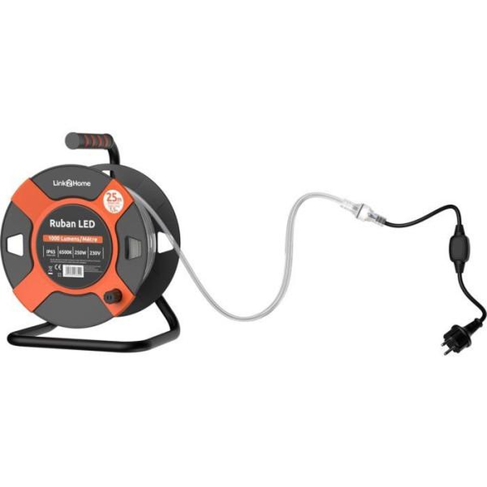 Voir la diapositive 2 : LINK2HOME Enrouleur led - link2home - 25 m - 1000 lm - 10 w