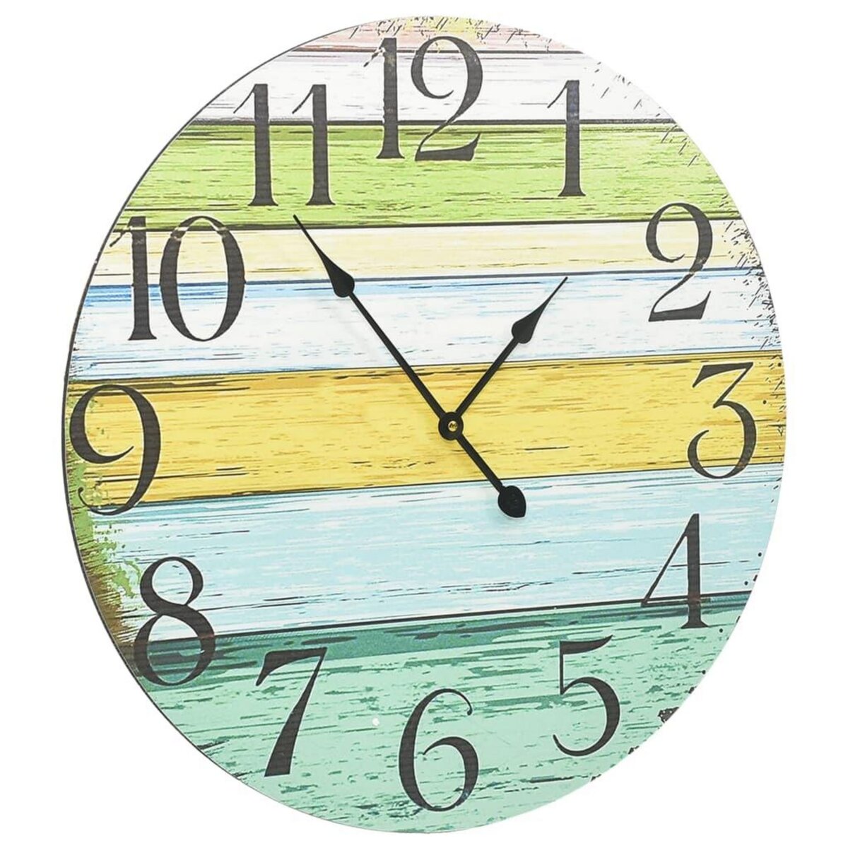 VIDAXL Horloge murale Multicolore 60 cm MDF