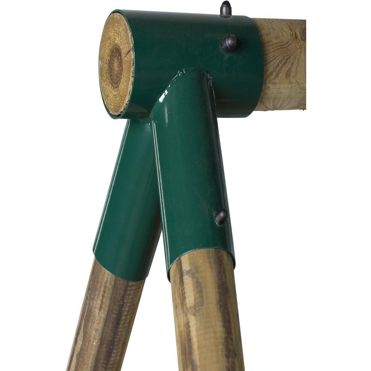 Habitat et Jardin Portique bois  Nelio  - Avec 2 balançoires , 1 vis-à-vis et 1 nacelle.