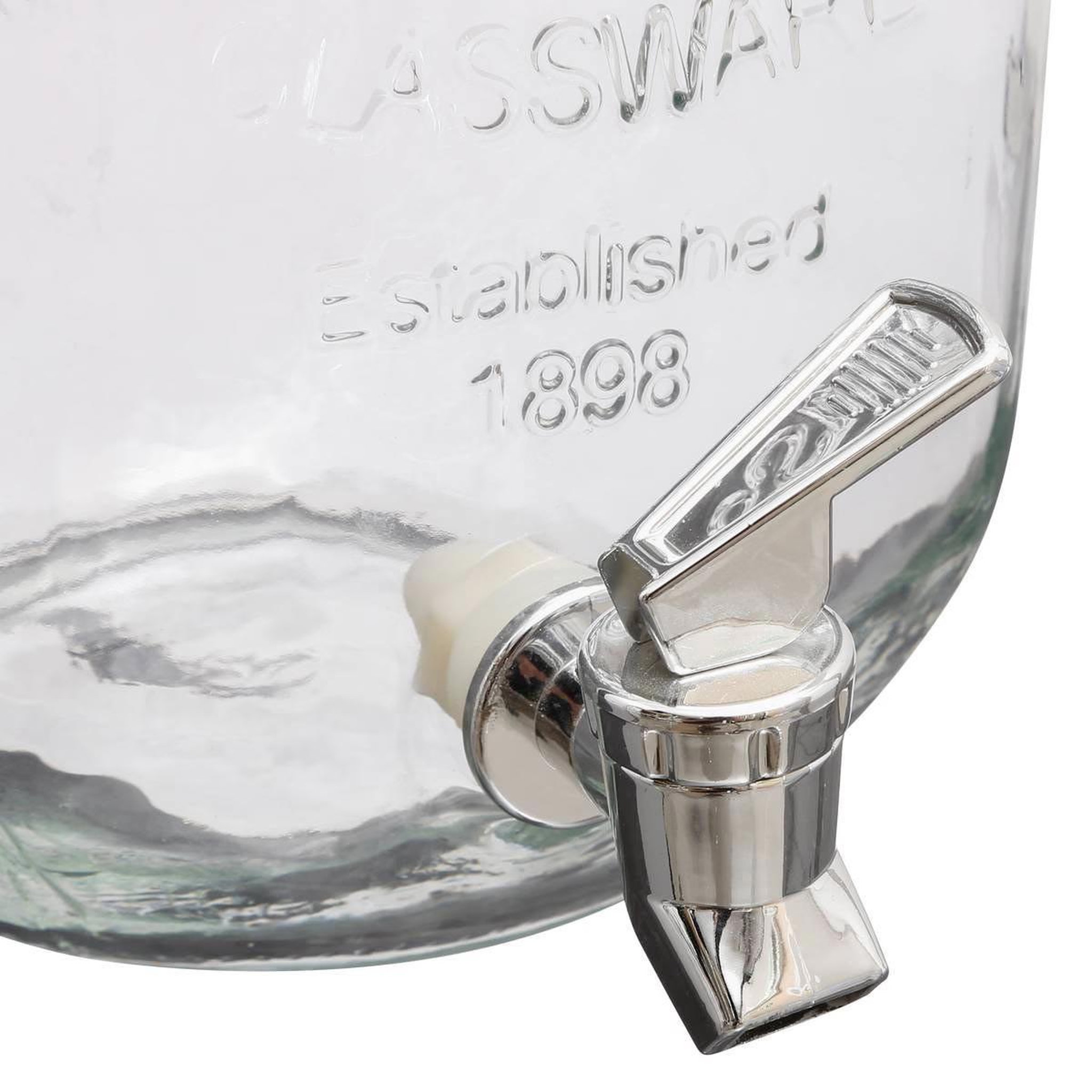 Voir la diapositive 2 : SECRET DE GOURMET Distributeur de boisson en verre  yorkshire  4l transparent