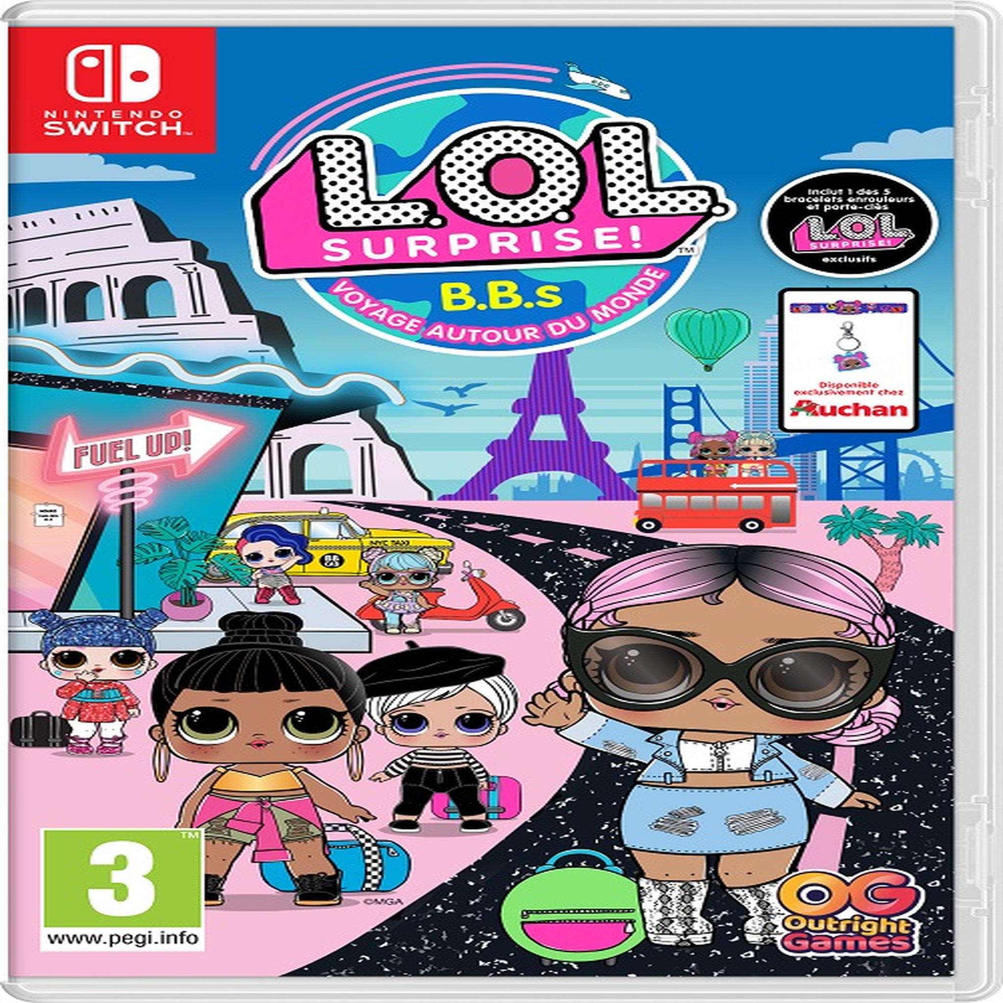 Voir la diapositive 1 : L.O.L. Surprise ! B.B.S Voyage autour du monde Edition Exclusive Auchan Nintendo Switch