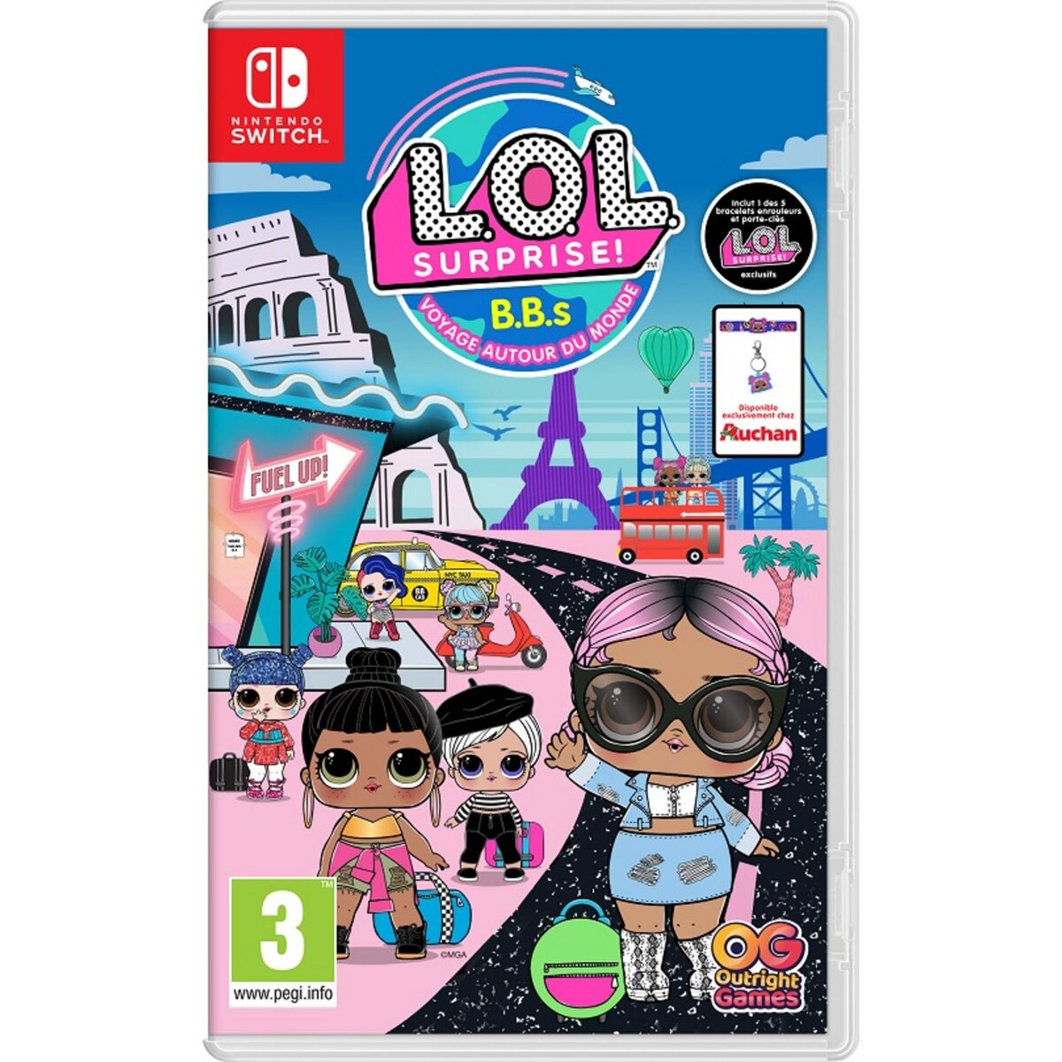 L.O.L. Surprise ! B.B.S Voyage autour du monde Edition Exclusive Auchan Nintendo Switch