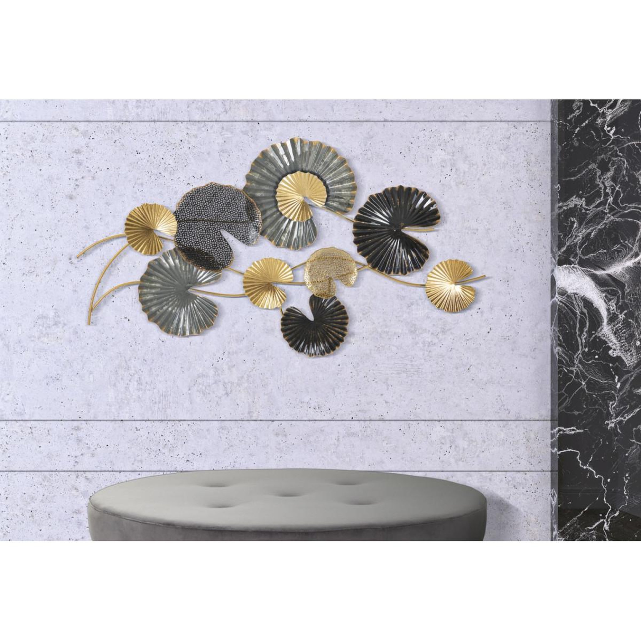 Voir la diapositive 5 : Paris Prix Décoration murale en métal  web  105cm multicolore