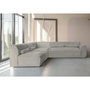 Voir la diapositive 4 : BEST MOBILIER Felix - canapé modulable d'angle gauche 5 places en tissu texturé