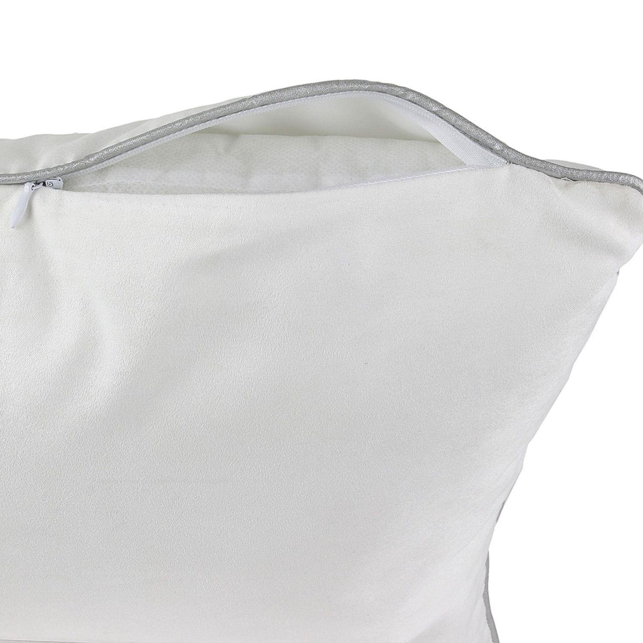 Voir la diapositive 2 : The Home Deco Factory Coussin licorne - 40 x 40 cm - argent
