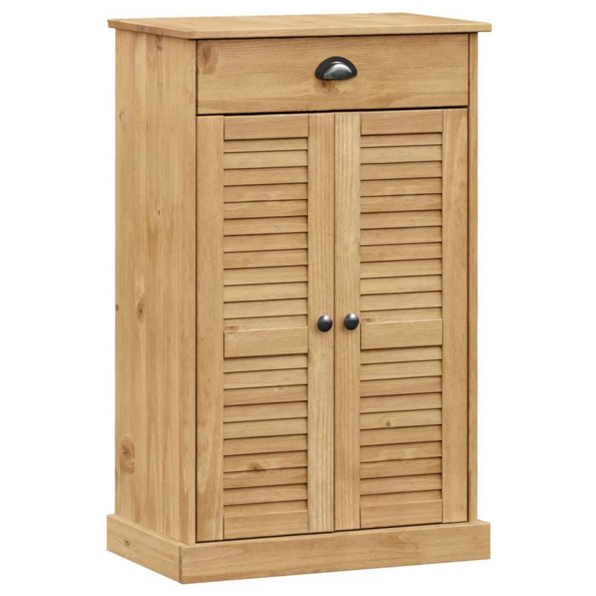 VIDAXL Armoire a chaussures VIGO 60x35x96 cm bois massif de pin