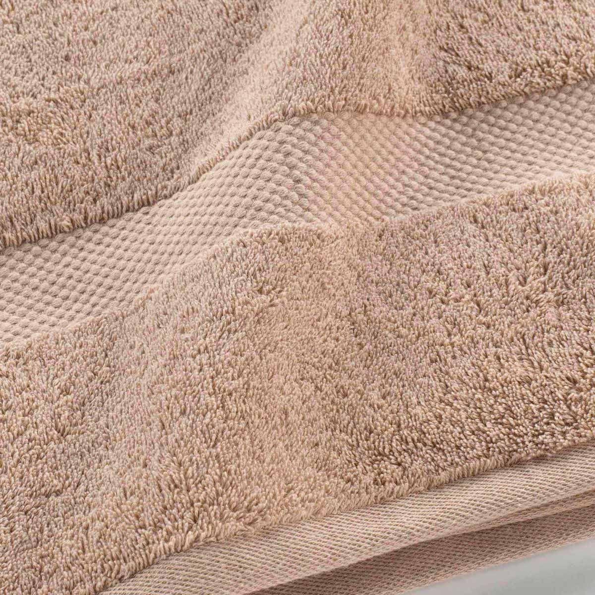 Voir la diapositive 2 : Douceur d'Intérieur Drap de douche  elegance  70x130cm noisette