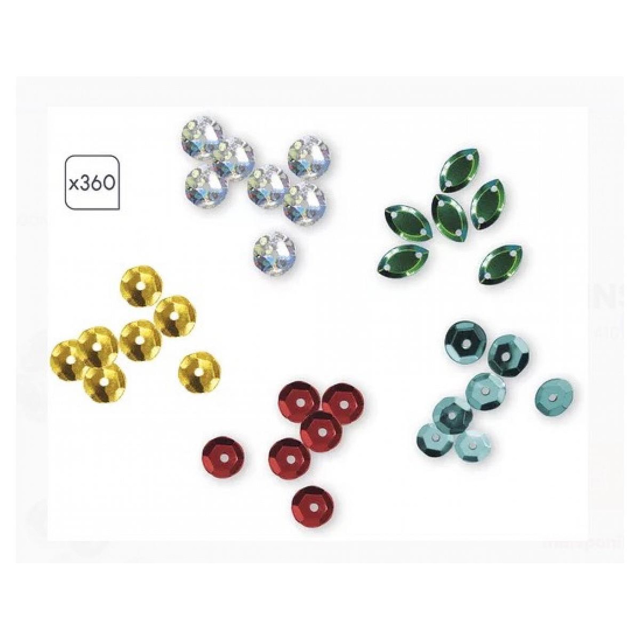 Voir la diapositive 3 : Juratoys-Janod Sequins a coller - Dragons