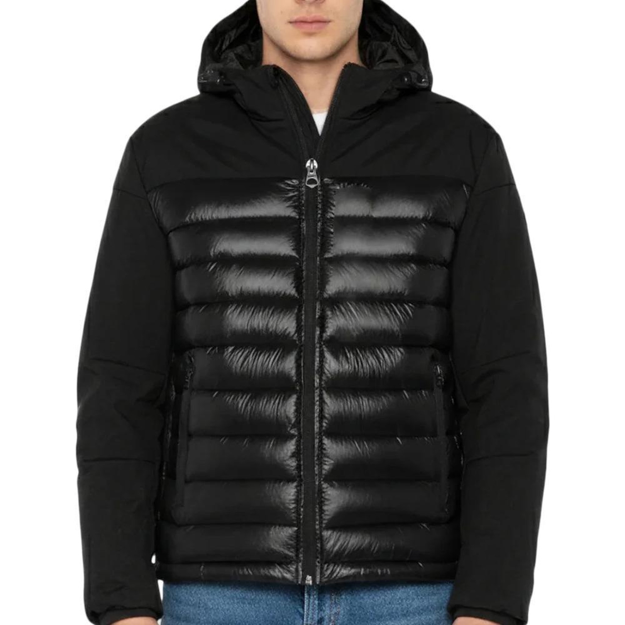 Schott Doudoune Noire Homme Schott. Coloris disponibles : Noir