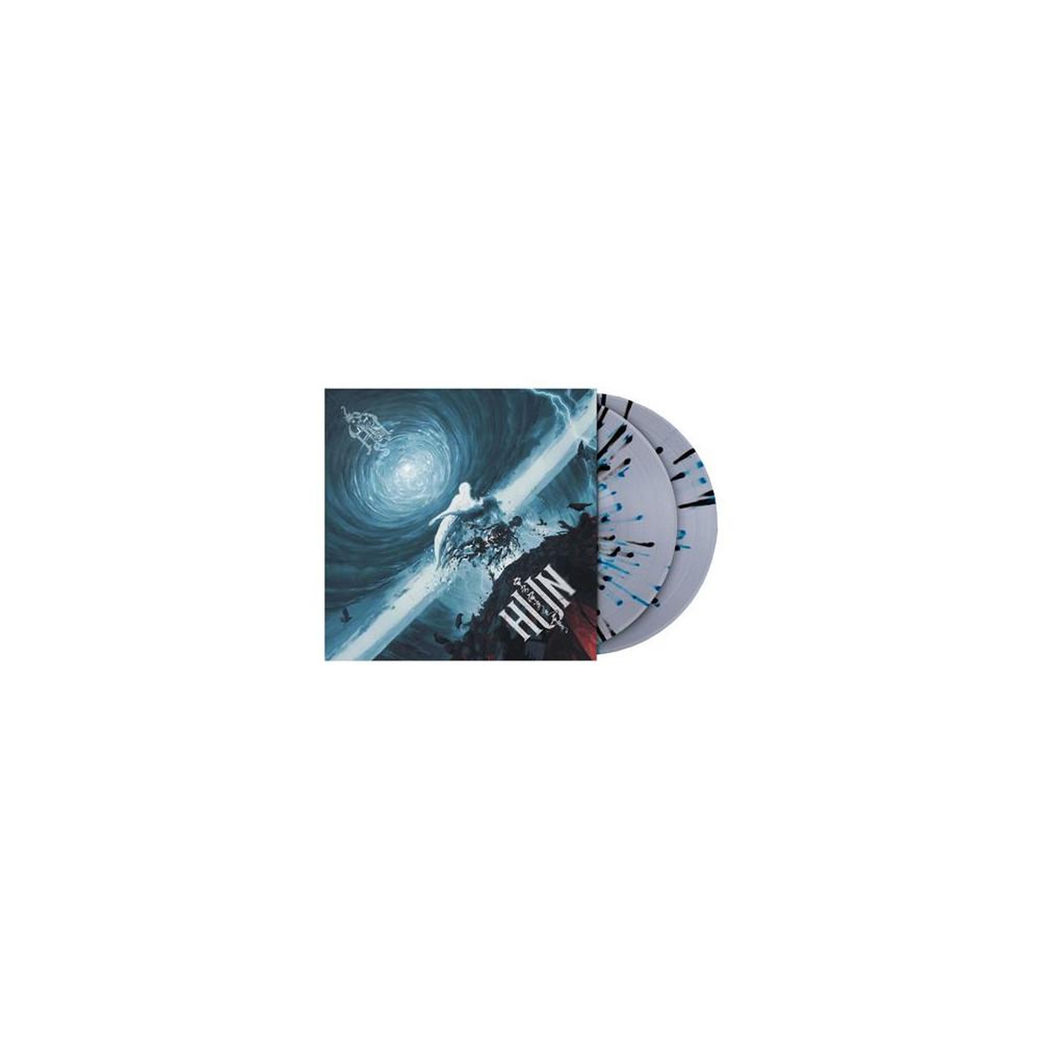 Vinyle the hu hun 2 disques vinyle coloré bleu clair translucide
