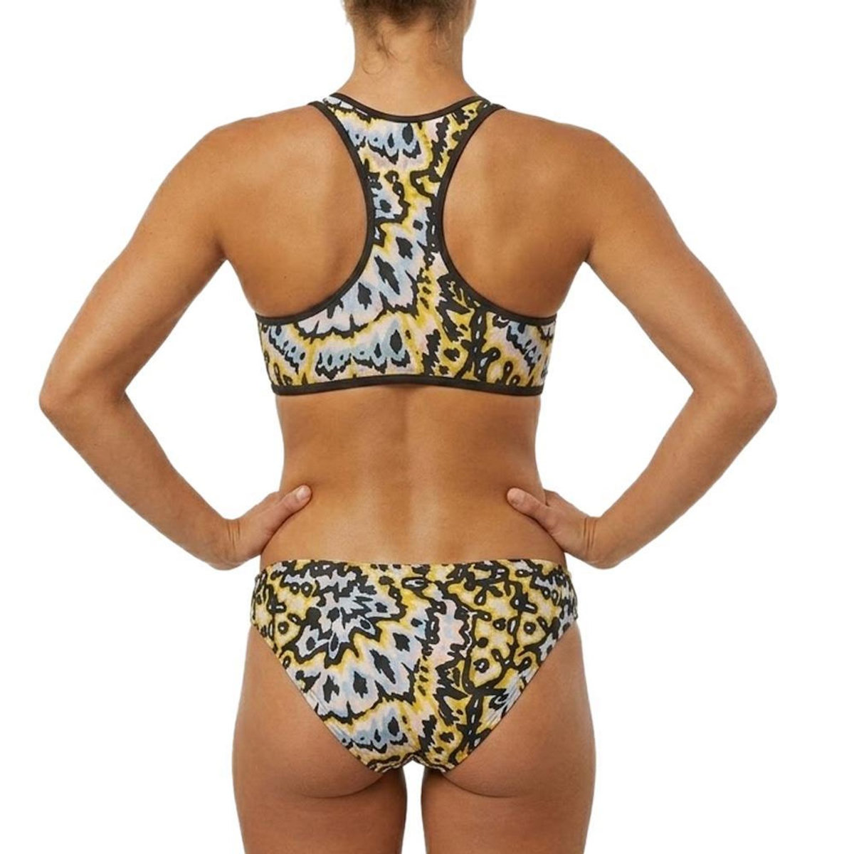 O'NEILL Maillot de bain 2 pieces Noir/Jaune à Motifs Fille O'Neill 3800011