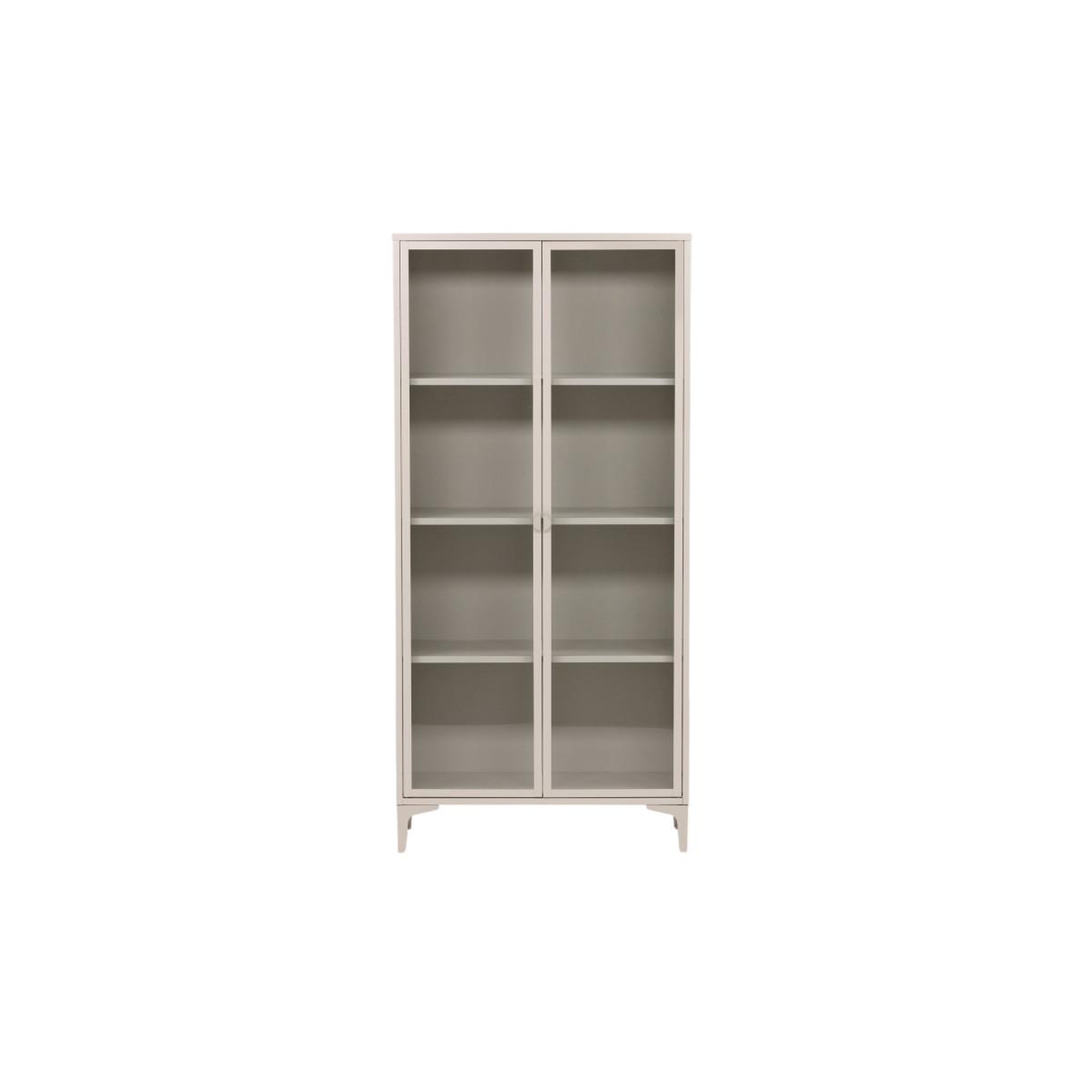 Voir la diapositive 2 : Paris Prix Vitrine design 2 portes  piring  190cm beige