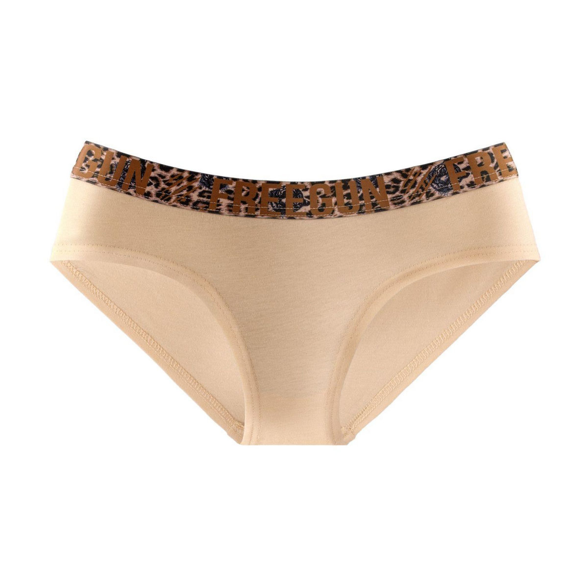 FREEGUN Lot de 3 culottes femme en coton Bestial