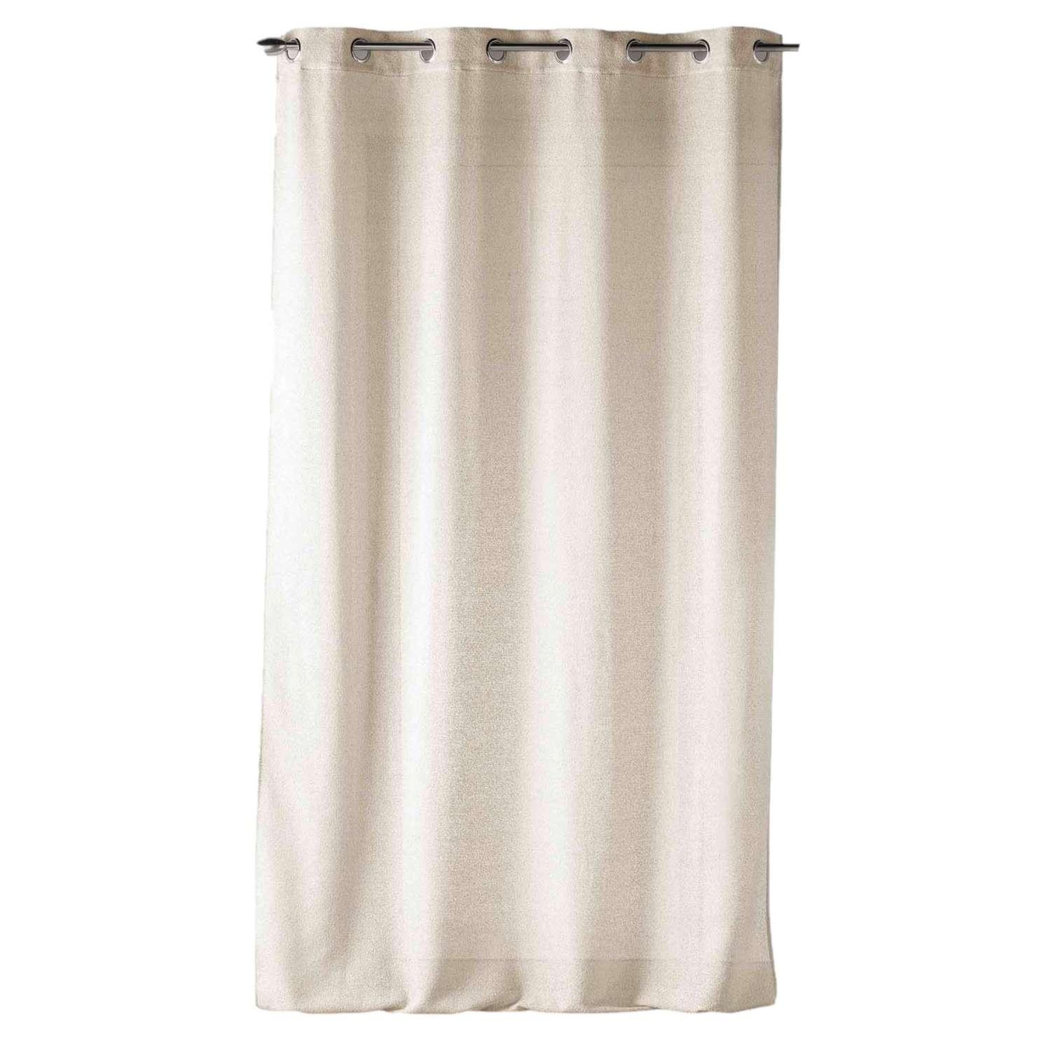Douceur d'Intérieur Voilage effet lainage devoluy. Coloris disponibles : Beige, Gris