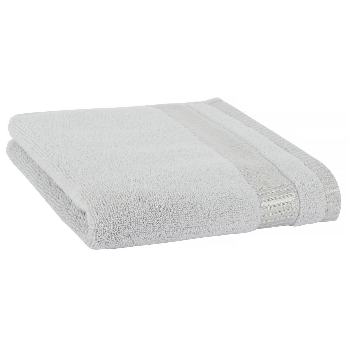ACTUEL Serviette de toilette unie en coton qualité Zéro twist 450g/m² 