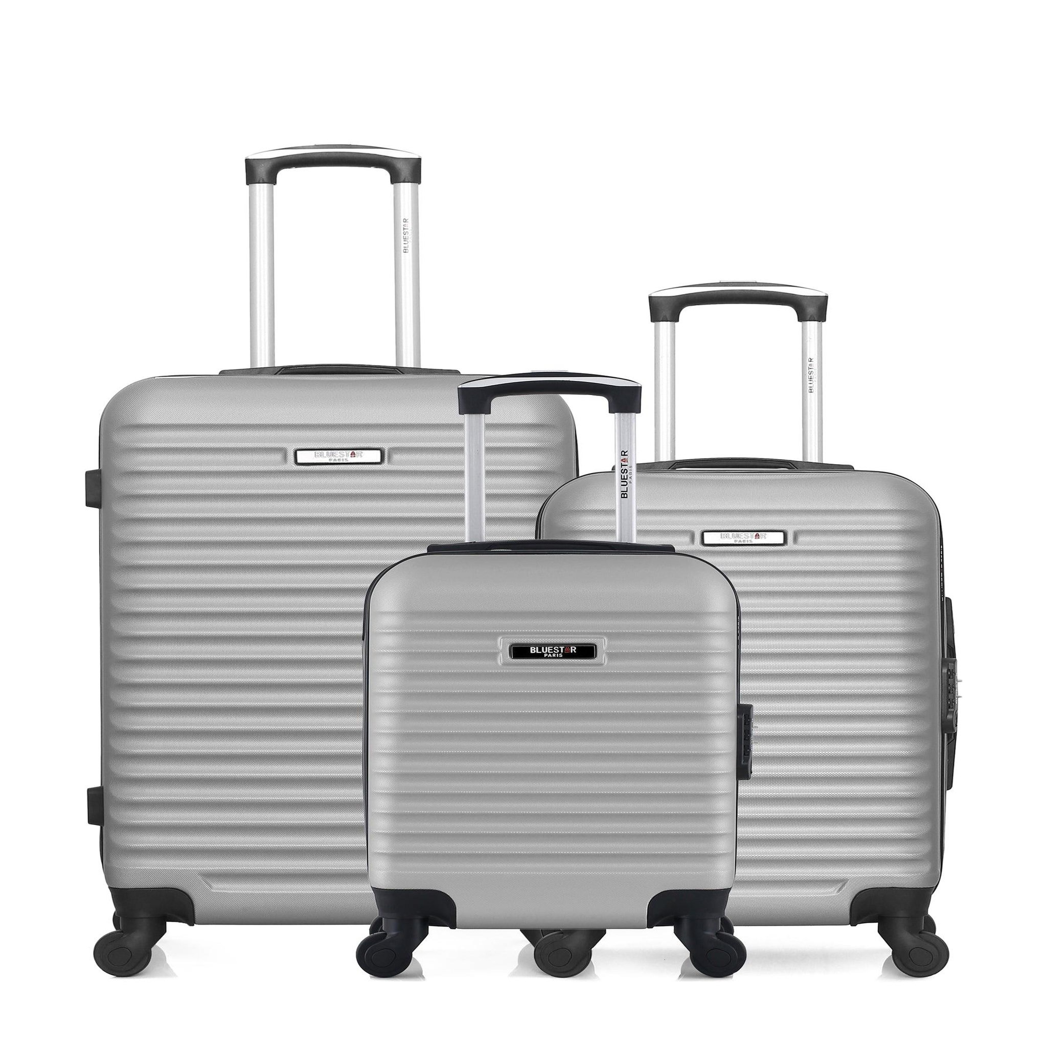 BLUESTAR Lot de 3 - valises weekend, cabine et cabine xxs brazilia