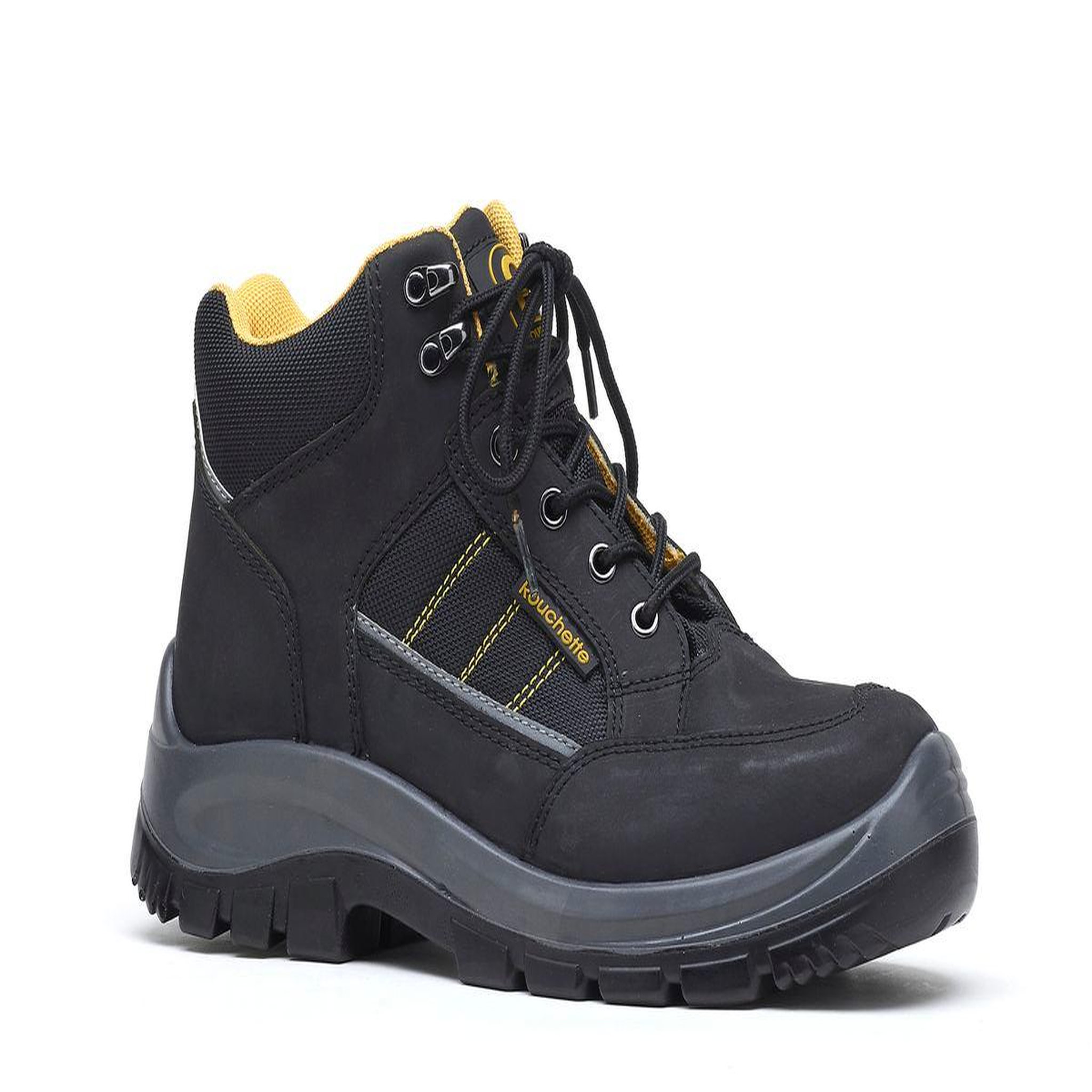 CENTRALE BRICO Chaussures de sécurité HAMILTON noir et jaune T44